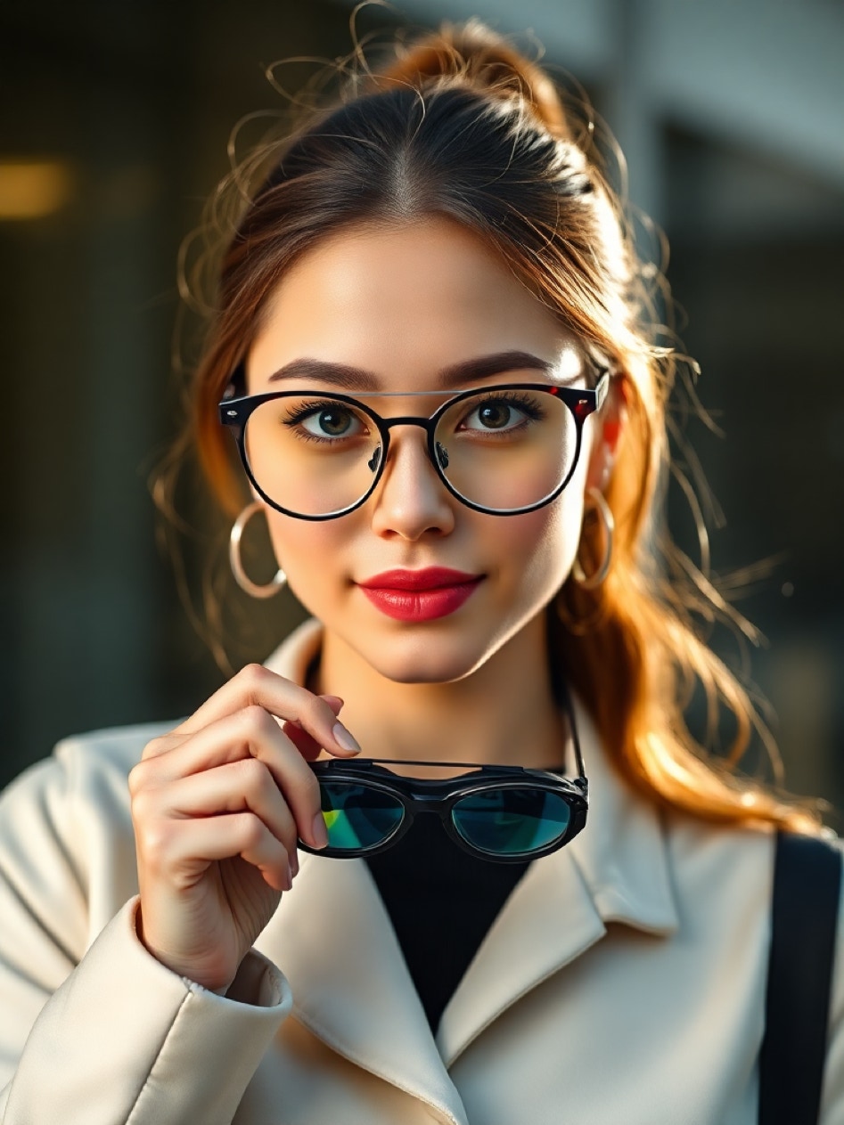 Female International Model wearing eyewear from Walia Opticals.jpg